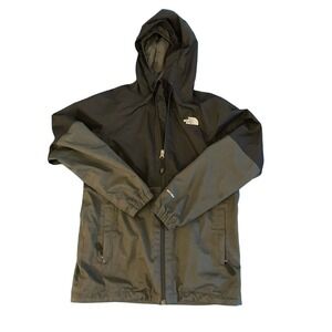The North Face DryVent Water Proof Outer Jacket Two Tone Black Gray Boy's Large